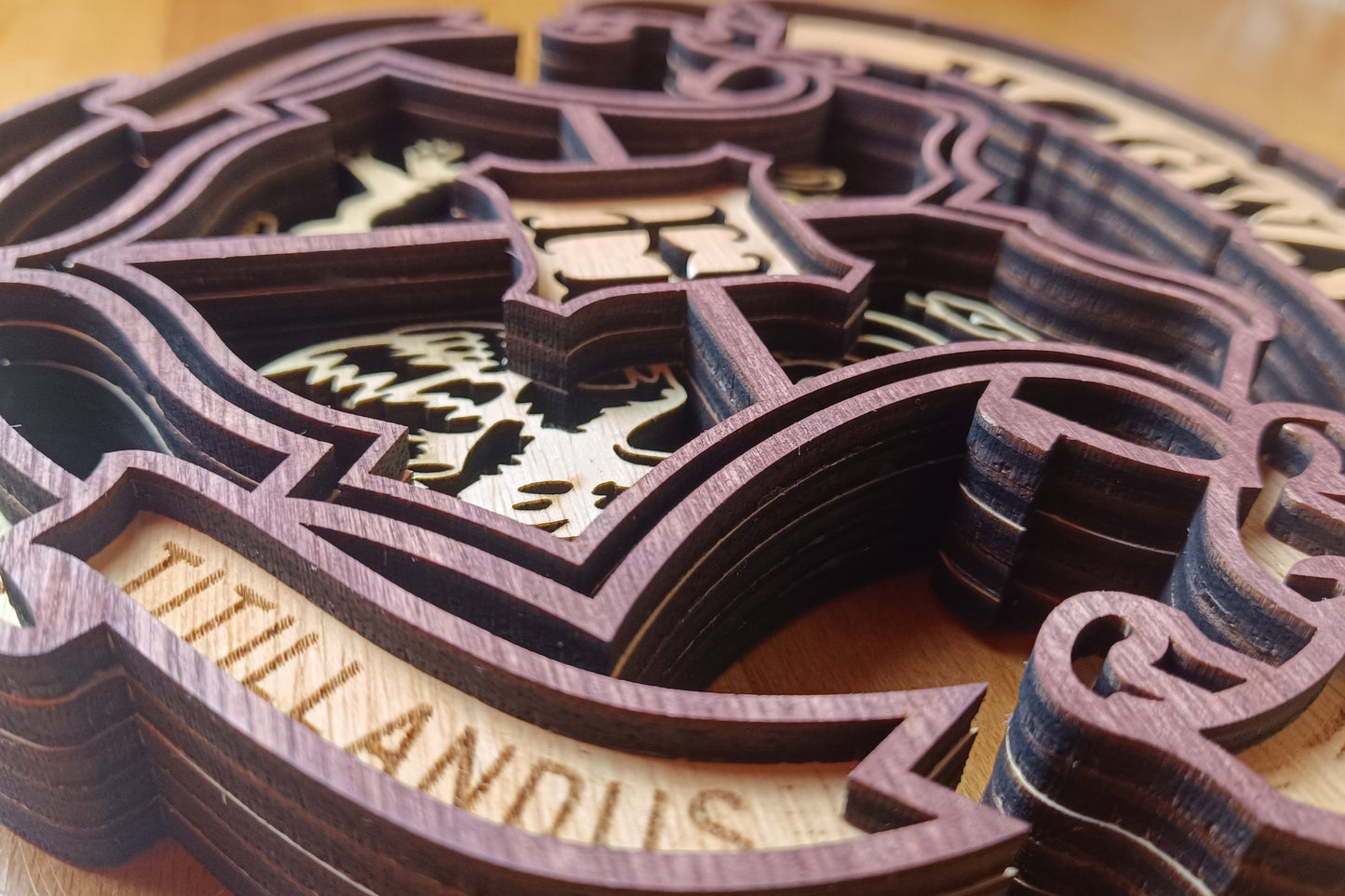 Escudo de Madera Hogwarts