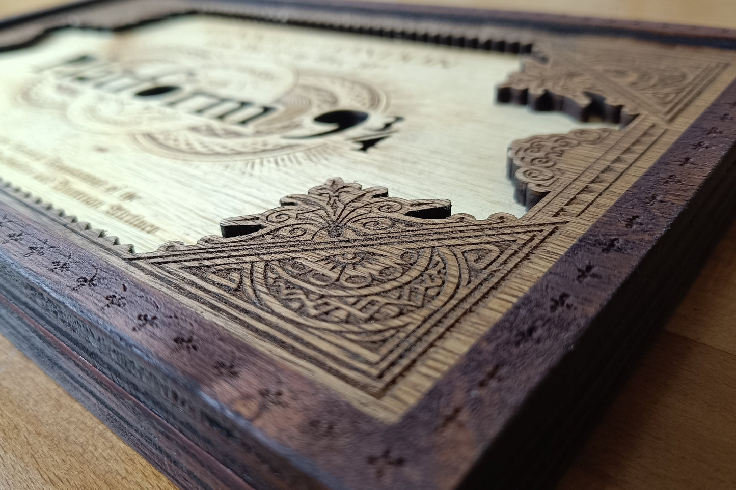 Escudo de Madera Andén 9¾